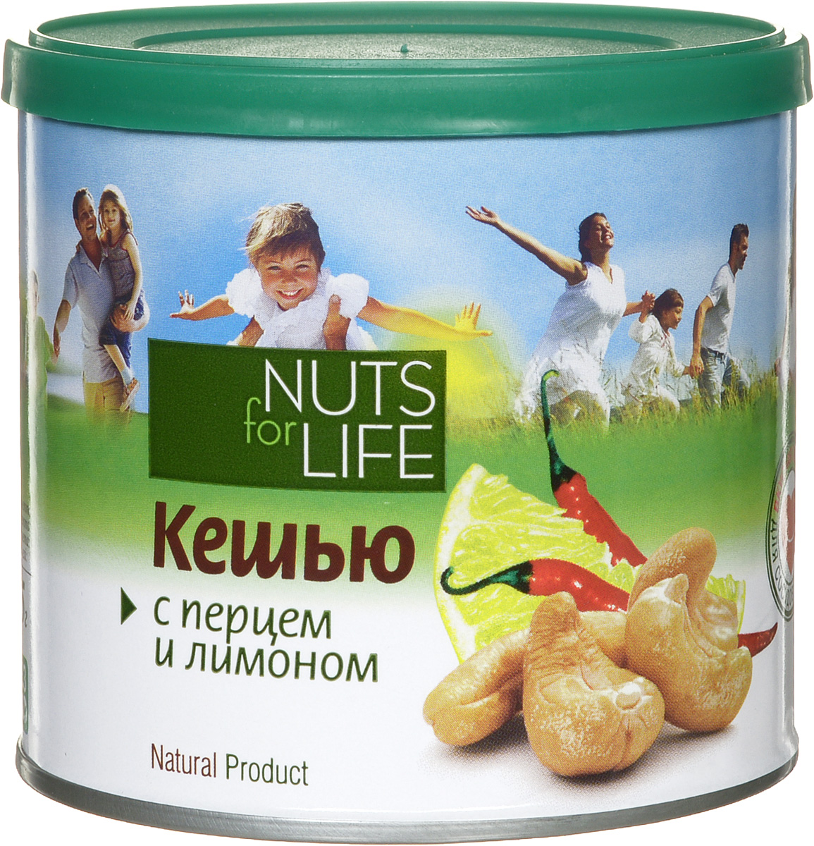 Nuts for Life Кешью обжаренный соленый с перцем и лимоном, 115 гU921040 Nuts for Life Кешью обжаренный соленый с перцем и лимоном, 115 гU921040Для тех, кто любит поострее! Отборный обжаренный кешью с добавлением соли, натурального лимонного сока и смеси белого, черного и красного перцев - это потрясающе вкусный снэк!