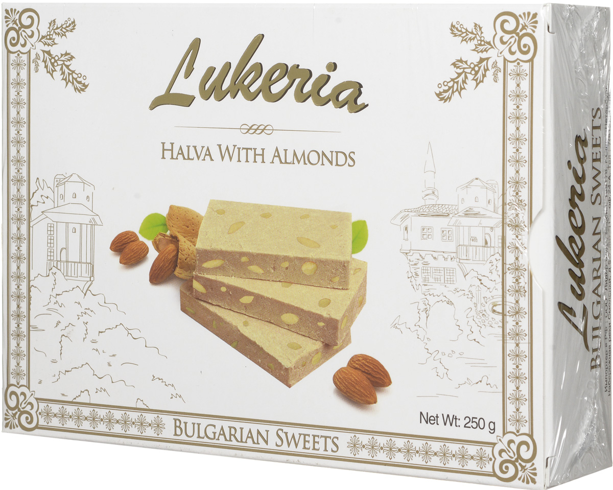 Lukeria Халва тахинная с миндалем, 250 гH80028 Lukeria Халва тахинная с миндалем, 250 гH80028История восточных сладостей насчитывает многие тысячелетия. Благодаря гурманам Ближнего и Среднего Востока во всем мире стали известны халва, нуга, пахлава и конечно, знаменитый рахат-лукум - уже сами эти названия содержат привкус восточных сказок. Отличало их также то, что восточные сладости можно было хранить в теплом климате, и они не теряли своей свежести и не портились. Экзотические лакомства далекого Востока в течение долгого времени были неизвестны европейцам. В Европе они появились примерно в XVII - XVIII веках, их подавали в самых богатых домах как изысканные деликатесы. Вскоре восточные сладости стали признаком тонкого вкуса.