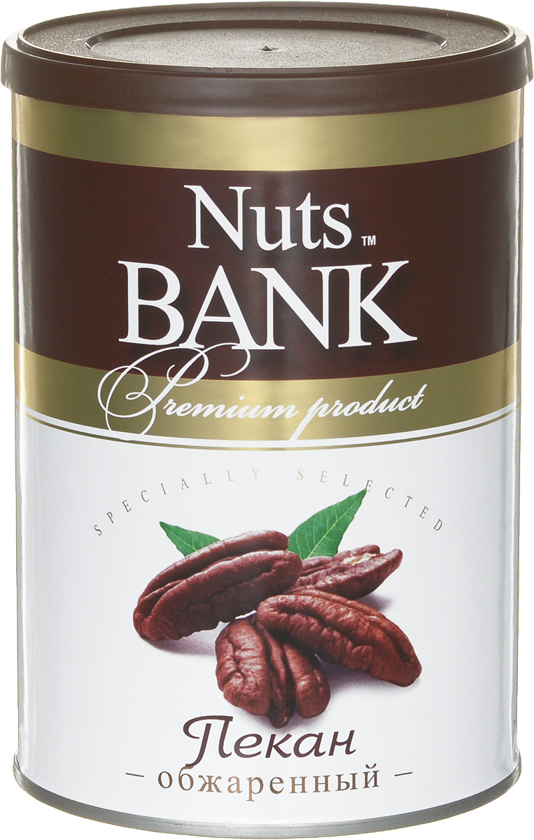 Nuts Bank Пекан обжаренный, 150 гU920258 Nuts Bank Пекан обжаренный, 150 гU920258Пекан чрезвычайно богат витаминами и микроэлементами, которые благодаря природной формуле прекрасно усваиваются организмом человека. Орех также содержит витамины А, В и Е, калий, фосфор и цинк, которые способствуют снижению уровня холестерина в крови и хорошо влияют на зрение человека.