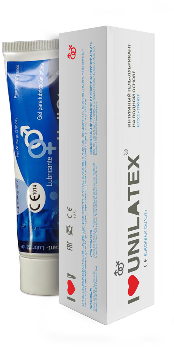 Unilatex Classic Интимный гель-лубрикант на водной основе, 80 млRef. 3004 Unilatex Classic Интимный гель-лубрикант на водной основе, 80 млRef. 3004Не имеет запаха. Совместим со всеми видами латексных изделий. Стерильный, гипоалергенный, растворим в воде, не оставляет пятен, не содержит токсичных компонентов, без пузырьков воздуха.