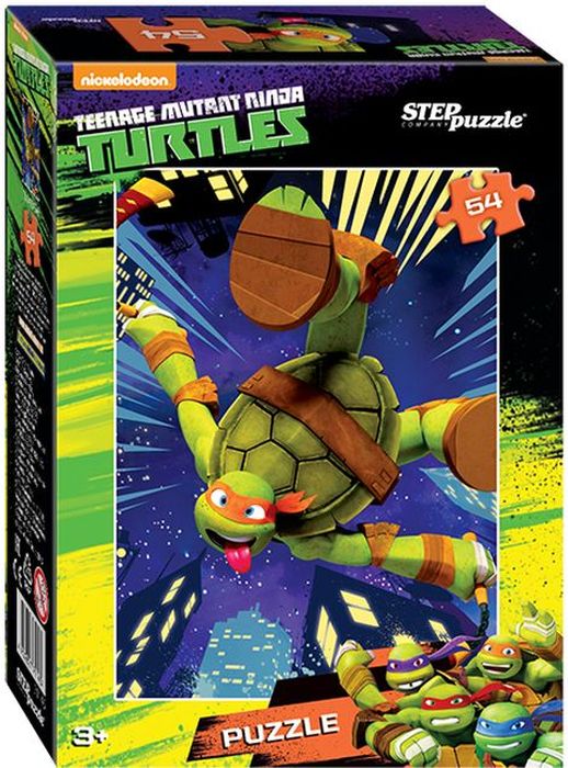 Step Puzzle Пазл Черепашки Ниндзя 71145_971145_9 Step Puzzle Пазл Черепашки Ниндзя 71145_971145_9Пазл Черепашки Ниндзя создан по мотивам мультфильма Черепашки Ниндзя. История рассказывает о приключениях четырех братьев-черепашек Леонардо, Донателло, Рафаэля, Микеланджело и их учителя полукрысы-получеловека Сплинтера.