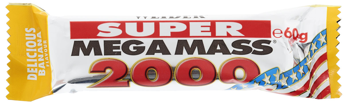 Батончик энергетический Weider Super Mega Mass 2000, банан, 60 г32438 Батончик энергетический Weider Super Mega Mass 2000, банан, 60 г32438Энергетический углеводно-белковый батончик Weider Super Mega Mass 2000 удовлетворит повышенные потребности в энергии. Содержит высококачественную протеиновую комбинацию. Поставляет необходимое дополнительное количество калорий на фазе наращивания мышечной массы, а благодаря витамину В6 повышает способность к восстановлению после тренировки. Рекомендации по применению: Употребляйте перед тренировками или другими физическими нагрузками. Состав: масло какао, сироп фруктозы, сироп глюкозы, сывороточный порошок с богатым содержанием протеина, молочный протеин, мальтодекстрин, шлифованный рис, обезжиренный какао-порошок, карамель, ароматизаторы, высушенный яичный белок, тиамин. Товар сертифицирован.
