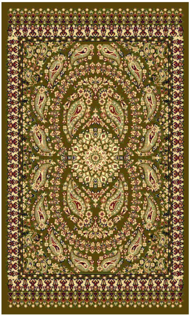 Ковер "Kamalak tekstil", прямоугольный, 60 x 110 см. УК-0183