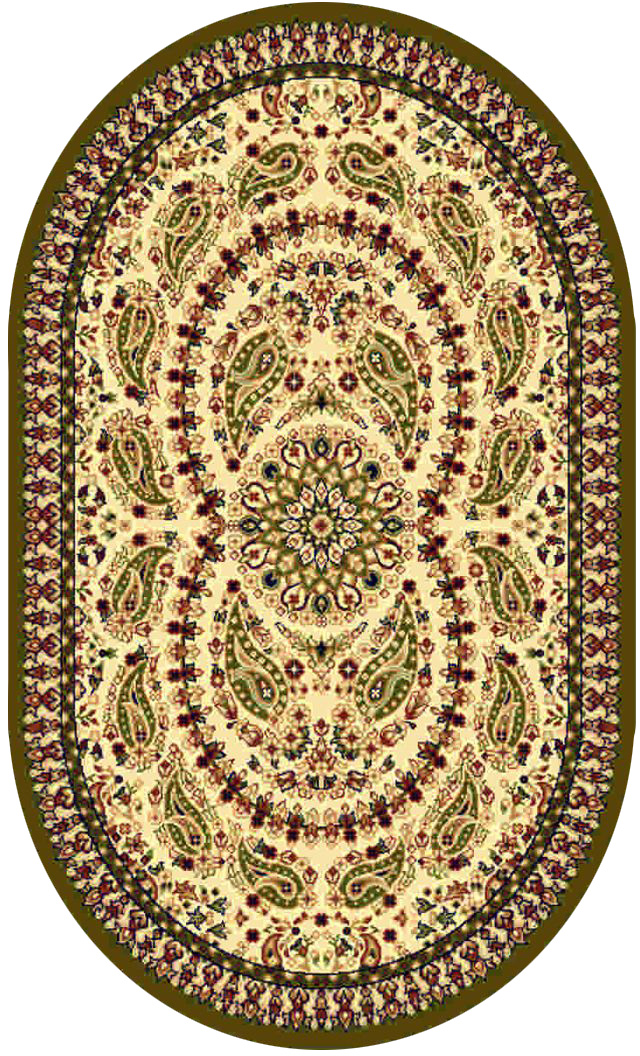 Ковер Kamalak tekstil, овальный, цвет: кремовый, 100 x 150 см. УК-0174УК-0174 Ковер Kamalak tekstil, овальный, цвет: кремовый, 100 x 150 см. УК-0174УК-0174Ковры-паласы выполнены из полипропилена. Ковры обладают хорошими показателями теплостойкости и шумоизоляции. Являются гиппоалергенными. За счет невысокого ворса ковры легко чистить. Вам придется по душе широкая гамма цветов и возможность гармонично оформить интерьер. Практичный и устойчивый к износу ворс - от постоянного хождения не истирается, не накапливает статическое электричество. Структура волокна в полипропиленовых моделях гладкая, поэтому грязь не может выесться, на ворсе она скапливается с трудом. Полипропилен не впитывает влагу, отталкивает водянистые пятна. Уход: Самый простой способ избавить изделие от грязи – пропылесосить его с обеих сторон (лицевой и изнаночной). Влажная уборка с применением шампуней и моющих средств не противопоказана. Если шерсти и шёлку универсальные чистящие составы не подходят, то для синтетики они придутся в самый раз. Хранить их нужно рулоном, не складывая «салфеткой». При надлежащем уходе синтетический ковёр прослужит долго, не утратив ни...