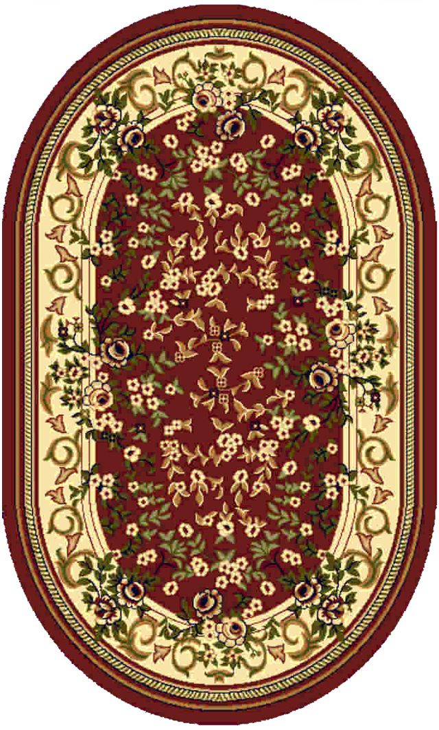 Ковер Kamalak tekstil, овальный, 80 x 150 см. УК-0134УК-0134 Ковер Kamalak tekstil, овальный, 80 x 150 см. УК-0134УК-0134Ковер Kamalak Tekstil изготовлен из прочного синтетического материала heat-set, улучшенного варианта полипропилена (эта нить получается в результате его дополнительной обработки). Полипропилен износостоек, нетоксичен, не впитывает влагу, не провоцирует аллергию. Структура волокна в полипропиленовых коврах гладкая, поэтому грязь не будет въедаться и скапливаться на ворсе. Практичный и износоустойчивый ворс не истирается и не накапливает статическое электричество. Ковер обладает хорошими показателями теплостойкости и шумоизоляции. Оригинальный рисунок позволит гармонично оформить интерьер комнаты, гостиной или прихожей. За счет невысокого ворса ковер легко чистить. При надлежащем уходе синтетический ковер прослужит долго, не утратив ни яркости узора, ни блеска ворса, ни упругости. Самый простой способ избавить изделие от грязи - пропылесосить его с обеих сторон (лицевой и изнаночной). Влажная уборка с применением шампуней и моющих средств не противопоказана. ...