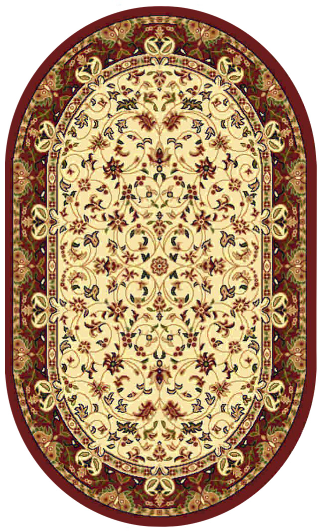 Ковер Kamalak tekstil, овальный, 100 x 150 см. УК-0150УК-0150 Ковер Kamalak tekstil, овальный, 100 x 150 см. УК-0150УК-0150Ковер Kamalak Tekstil изготовлен из прочного синтетического материала heat-set, улучшенного варианта полипропилена (эта нить получается в результате его дополнительной обработки). Полипропилен износостоек, нетоксичен, не впитывает влагу, не провоцирует аллергию. Структура волокна в полипропиленовых коврах гладкая, поэтому грязь не будет въедаться и скапливаться на ворсе. Практичный и износоустойчивый ворс не истирается и не накапливает статическое электричество. Ковер обладает хорошими показателями теплостойкости и шумоизоляции. Оригинальный рисунок позволит гармонично оформить интерьер комнаты, гостиной или прихожей. За счет невысокого ворса ковер легко чистить. При надлежащем уходе синтетический ковер прослужит долго, не утратив ни яркости узора, ни блеска ворса, ни упругости. Самый простой способ избавить изделие от грязи - пропылесосить его с обеих сторон (лицевой и изнаночной). Влажная уборка с применением шампуней и моющих средств не противопоказана. ...