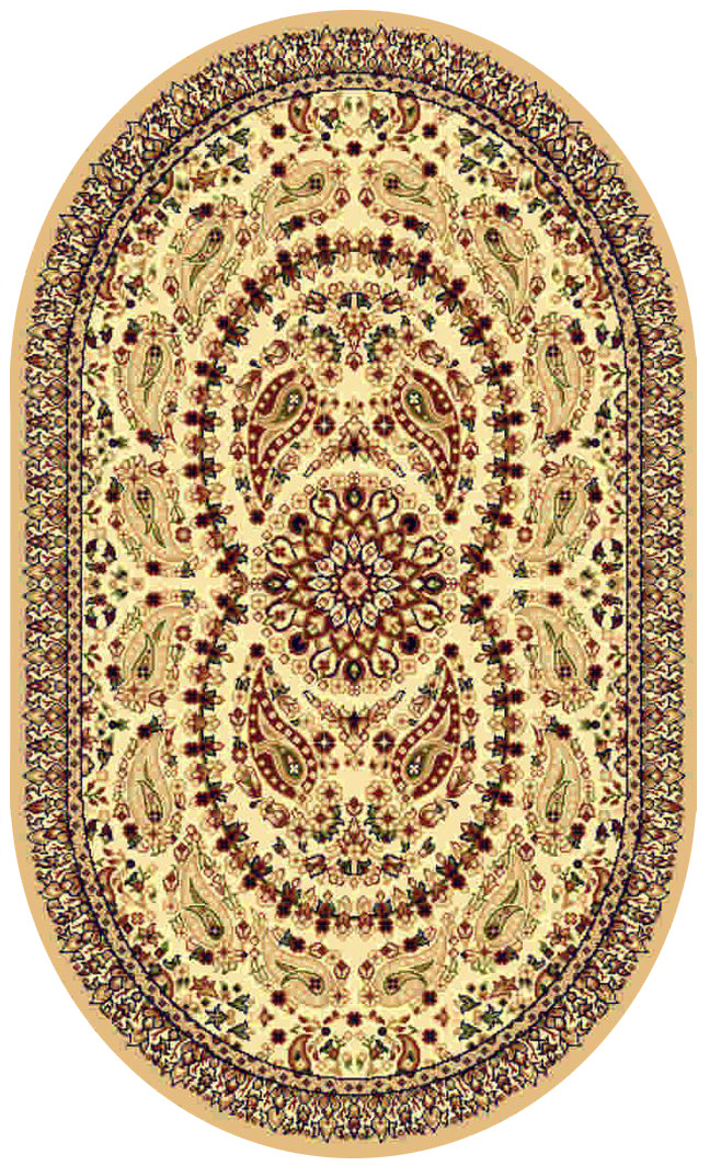 Ковер Kamalak tekstil, овальный, 100 x 150 см. УК-0168УК-0168 Ковер Kamalak tekstil, овальный, 100 x 150 см. УК-0168УК-0168Ковер Kamalak Tekstil изготовлен из прочного синтетического материала heat-set, улучшенного варианта полипропилена (эта нить получается в результате его дополнительной обработки). Полипропилен износостоек, нетоксичен, не впитывает влагу, не провоцирует аллергию. Структура волокна в полипропиленовых коврах гладкая, поэтому грязь не будет въедаться и скапливаться на ворсе. Практичный и износоустойчивый ворс не истирается и не накапливает статическое электричество. Ковер обладает хорошими показателями теплостойкости и шумоизоляции. Оригинальный рисунок позволит гармонично оформить интерьер комнаты, гостиной или прихожей. За счет невысокого ворса ковер легко чистить. При надлежащем уходе синтетический ковер прослужит долго, не утратив ни яркости узора, ни блеска ворса, ни упругости. Самый простой способ избавить изделие от грязи - пропылесосить его с обеих сторон (лицевой и изнаночной). Влажная уборка с применением шампуней и моющих средств не противопоказана. ...