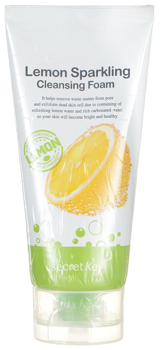 Secret Key Пенка для умывания с экстрактом лимона Lemon Sparkling Cleansing Foam, 120 гS560 Secret Key Пенка для умывания с экстрактом лимона Lemon Sparkling Cleansing Foam, 120 гS560Нежная, ароматная, освежающая пенка на газированной воде предназначена для деликатного очищения кожи: безвозвратно смывает с лица повседневные загрязнения, остатки косметики, излишки кожного жира, способствует отшелушиванию омертвевших клеток кожи, а также растворяет сальные пробки в порах. После очищения кожа становится чистой, гладкой и сияющей, при регулярном использовании исчезают шелушения, исчезают покраснения, улучшается цвет лица, увлажненная и ухоженная кожа выглядит моложе. Объем: 120мл