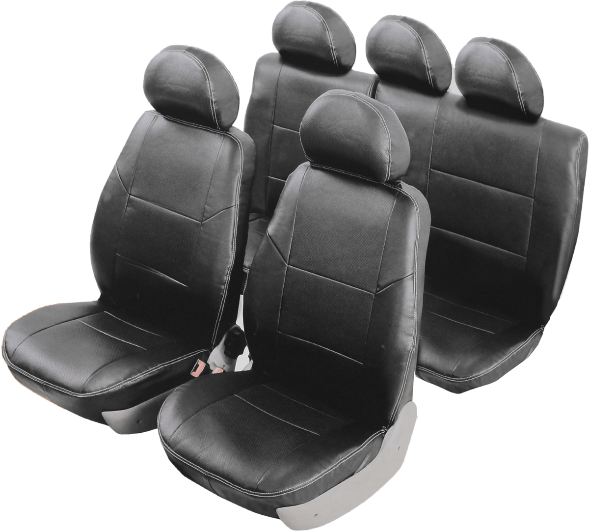 Чехлы автомобильные Senator Atlant, для Renault Duster 2011-, раздельный задний рядS1010391 Чехлы автомобильные Senator Atlant, для Renault Duster 2011-, раздельный задний рядS1010391Автомобильные чехлы Senator Atlant изготовлены из качественной мягкой экокожи, триплированной огнеупорным поролоном толщиной 5 мм, за счет чего чехол приобретает дополнительную мягкость. Подложка из спандбонда сохраняет свойства поролона и предотвращает его разрушение. Водительское сиденье имеет усиленные швы, все внутренние соединительные швы обработаны оверлоком. Чехлы идеально повторяют штатную форму сидений и выглядят как оригинальный кожаный салон. Разработаны индивидуально для каждой модели автомобиля. Дизайн чехлов Senator Atlant приближен к оригинальной обивке салона. Чехлы имеют вставки из перфорированной кожи по центру переднего сиденья и на подголовниках, которые создают дополнительный комфорт во время поездки. Декоративная контрастная прострочка по периметру авточехлов придает стильный и изысканный внешний вид интерьеру автомобиля. В спинках передних сидений расположены карманы, закрывающиеся на молнию. Чехлы сохраняют полную...