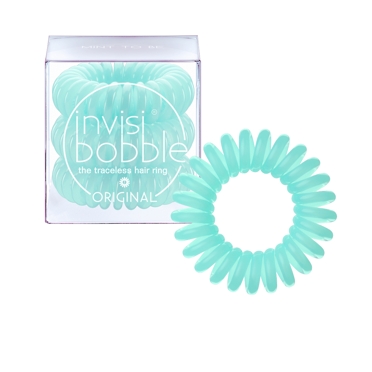 Invisibobble Резинка-браслет для волос Original Mint to Be3046 Invisibobble Резинка-браслет для волос Original Mint to Be3046Нежный мятный оттенок говорит сам за себя. Резинка-браслет invisibobble в цвете Mint To Be заставляет биться девичьи сердца чаще. В коллекцию ORIGINAL вошли наиболее популярные цвета резинок-браслетов, а также новые цвета для создания безупречного образа на каждый день. Резинки-браслеты invisibobble подходят для всех типов волос, надежно фиксируют причёску, не оставляют заломов и не вызывают головную боль благодаря неравномерному распределению давления на волосы. Кроме того, они не намокают и не вызывают аллергию при контакте с кожей, поскольку изготовлены из искусственной смолы.