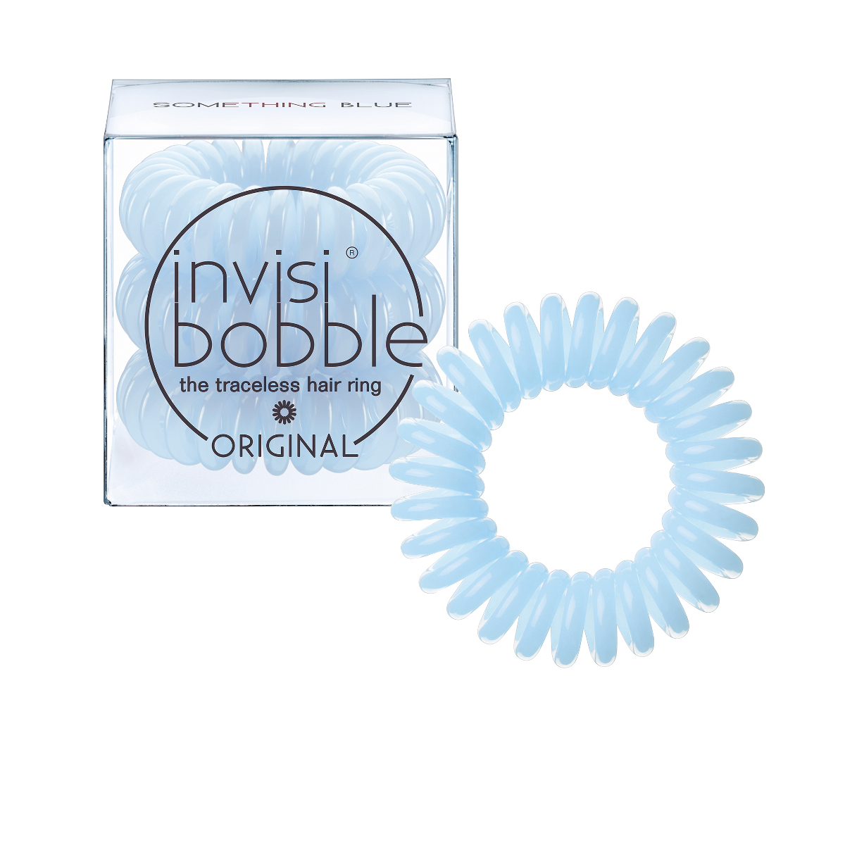 Invisibobble Резинка-браслет для волос Original Something Blue3047 Invisibobble Резинка-браслет для волос Original Something Blue3047В нежно-голубой оттенок invisibobble something blue из коллекции ORIGINAL просто невозможно не влюбиться! В коллекцию ORIGINAL вошли наиболее популярные цвета резинок-браслетов, а также новые цвета для создания безупречного образа на каждый день. Резинки-браслеты invisibobble подходят для всех типов волос, надежно фиксируют причёску, не оставляют заломов и не вызывают головную боль благодаря неравномерному распределению давления на волосы. Кроме того, они не намокают и не вызывают аллергию при контакте с кожей, поскольку изготовлены из искусственной смолы.