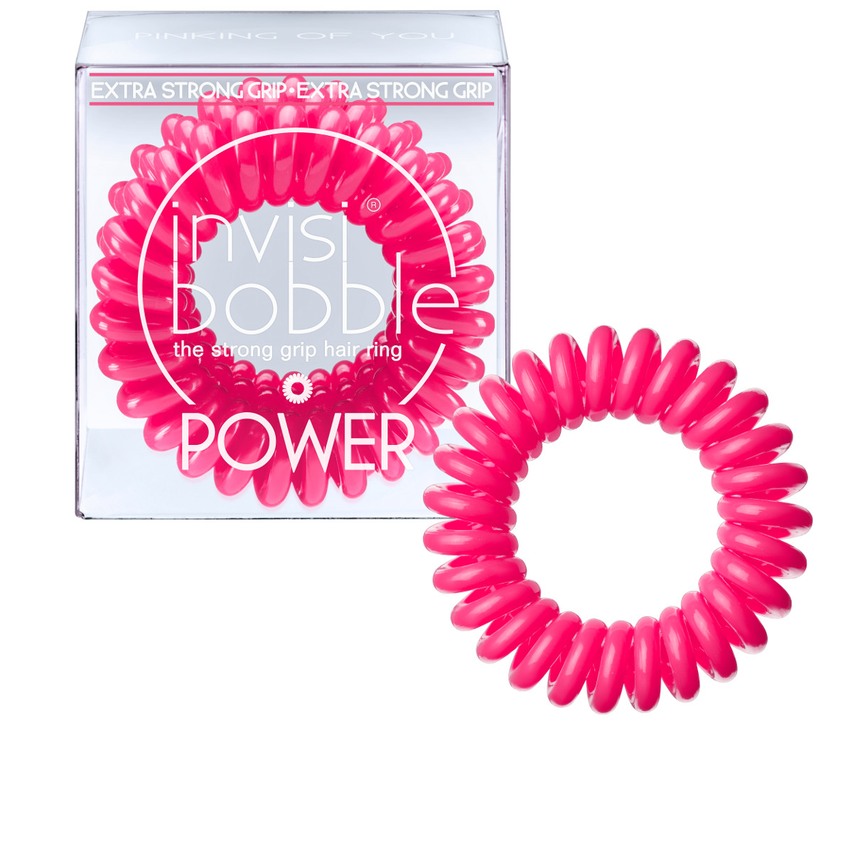 Invisibobble Резинка-браслет для волос Power Pinking of you3054 Invisibobble Резинка-браслет для волос Power Pinking of you3054Резиночка invisibobble pinking on you в розовом цвете из коллекции POWER приносит счастье и радость, а заодно привлекает к себе всеобщее внимание. Коллекция invisibobble POWER создана для всех, кто ведет активный образ жизни! Резинки-браслеты invisibobble POWER немного больше в размере, чем invisibobble ORIGINAL, а также имеют более плотные витки. Это позволяет плотно фиксировать волосы во время занятий спортом и активного отдыха. invisibobble POWER также идеальны для густых волос. Резинки-браслеты invisibobble подходят для всех типов волос, надежно фиксируют причёску, не оставляют заломов и не вызывают головную боль благодаря неравномерному распределению давления на волосы. Кроме того, они не намокают и не вызывают аллергию при контакте с кожей, поскольку изготовлены из искусственной смолы.