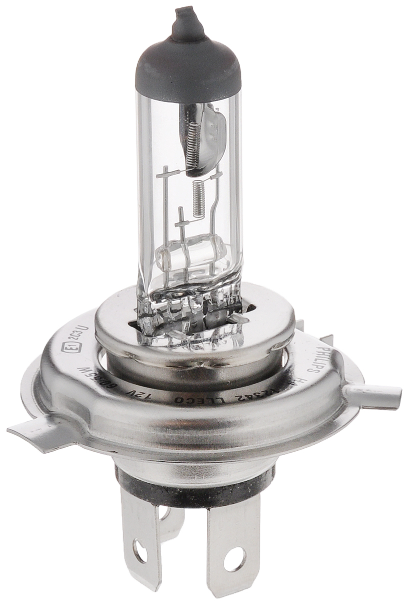Лампа автомобильная галогенная Philips LongLife EcoVision, для фар, цоколь H4 (P43t-38), 12V, 60/55W12342LLECOC1 Лампа автомобильная галогенная Philips LongLife EcoVision, для фар, цоколь H4 (P43t-38), 12V, 60/55W12342LLECOC1Автомобильная галогенная лампа Philips LongLife EcoVision произведена из запатентованного кварцевого стекла с УФ-фильтром Philips Quartz Glass. Кварцевое стекло Philips с УФ фильтром в отличие от обычного твердого стекла выдерживает гораздо большее давление смеси газов внутри колбы, что препятствует быстрому испарению вольфрама с нити накаливания. Кварцевое стекло выдерживает большой перепад температур, при попадании влаги на работающую лампу изделие не взрывается и продолжает работать. Срок службы лампы Philips LongLife EcoVision в 4 раза больше, чем у стандартной лампы, поэтому ее выбирают водители, которые хотят сократить затраты на техническое обслуживание своих автомобилей. С такими лампами водителям не нужно беспокоиться о замене ламп для головного освещения на протяжении 100 000 км. Автомобильные галогенные лампы Philips удовлетворят все нужды автомобилистов: дальний свет, ближний свет, передние противотуманные фары, передние и боковые указатели поворота,...