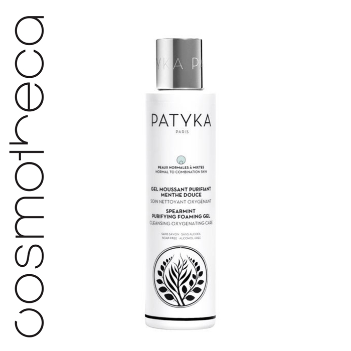 Patyka Cosmetics Гель-пена для лица очищающая Мята 150 млPTK1203 Patyka Cosmetics Гель-пена для лица очищающая Мята 150 млPTK1203• Очищает, освежает, насыщает кожу кислородом, удаляет все загрязнения и остатки макияжа • сужает поры, создает свежий цвет лица • балансирует кожную экосистему