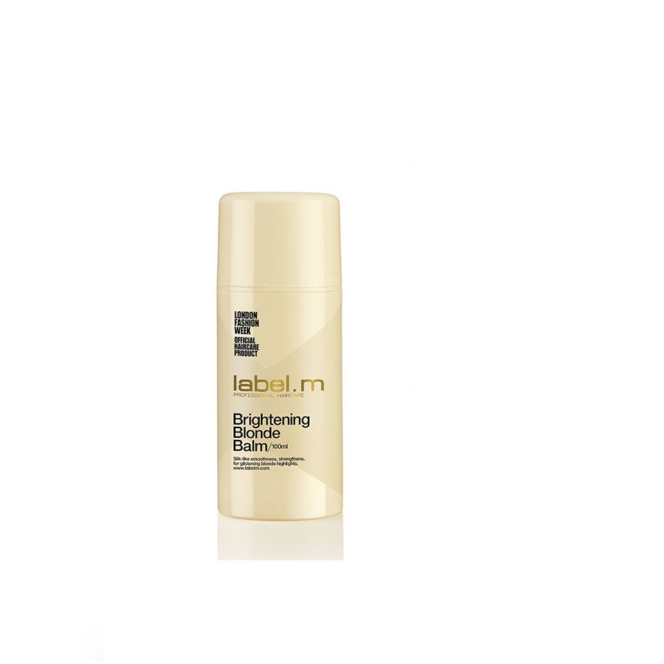 Label.m Осветляющий бальзам для блондинок Brightening Blonde Balm, 100 млLFBB0100* Label.m Осветляющий бальзам для блондинок Brightening Blonde Balm, 100 млLFBB0100*Лёгкий питательный и укрепляющий Бальзам для укладки. Осветляет и придаёт волосам блеск, защищает от высоких температур во время укладок, от пушения, влажности и УФ лучей. Придаёт шелковистую гладкость и искристое завершение светлым волосам.