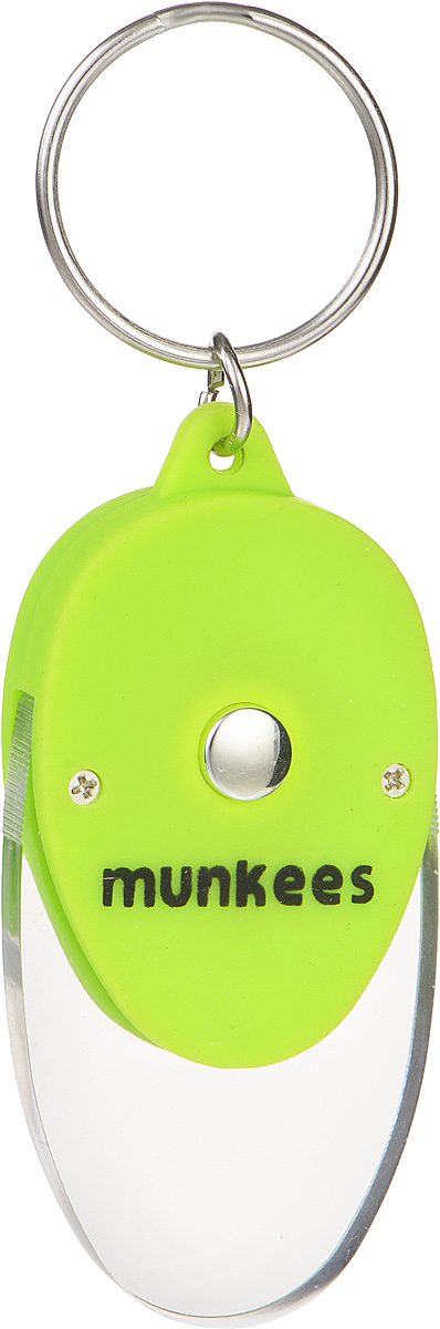 Брелок Munkees Плоский фонарик1098 Брелок Munkees Плоский фонарик1098Брелок Munkees Плоский фонарик - это в первую очередь интересный брелок, а во вторую, функциональный фонарик. Его особенность в прозрачной части брелока, которая рассеивает свет и позволяет, к примеру, легко найти замочную скважину в полной темноте или что-либо на дне сумки. Изделие выполнено из прочного пластика и оснащено кольцом для подвешивания.
