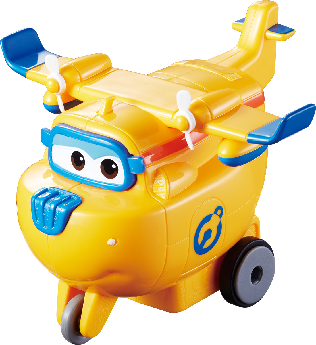 Super Wings Самолет инерционный ДонниYW710120 Super Wings Самолет инерционный ДонниYW710120Инерционный самолет Super Wings Донни надолго займет внимание вашего ребенка. Игрушка выполнена из безопасного пластика в виде самолета по имени Донни, полностью повторяющего персонажа популярного мультсериала «Super Wings». Джетт, Донни, Диззи, Джером и Пол доставляют ценные посылки мальчикам и девочкам в любую точку земного шара. Отважные герои учат ребят находить решения для непростых задач: от лепки китайских пельменей до спасения людей от извержения гавайского вулкана. Персонаж Донни отличается некоторой застенчивостью, но это не мешает ему быть мастером на все руки и приходить на помощь друзьям в самых сложных ситуациях. За счет наличия инерционного механизма, разогнав и отпустив самолетик, можно моделировать разные сюжеты в зависимости от того куда полетит герой. Эта игрушка непременно понравится вашему малышу, ведь она развивает любознательность, пространственное мышление, логику и мелкую моторику рук.