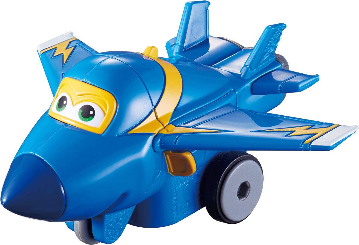 Super Wings Самолет инерционный ДжеромYW710130 Super Wings Самолет инерционный ДжеромYW710130Инерционный самолет Super Wings Джером надолго займет внимание вашего ребенка. Игрушка выполнена из безопасного пластика в виде самолета по имени Джером полностью повторяющего персонажа популярного мультсериала «Super Wings». Джетт, Донни, Диззи, Джером и Пол доставляют ценные посылки мальчикам и девочкам в любую точку земного шара. Отважные герои учат ребят находить решения для непростых задач: от лепки китайских пельменей до спасения людей от извержения гавайского вулкана. За счет наличия инерционного механизма, разогнав и отпустив самолетик, можно моделировать разные сюжеты в зависимости от того куда полетит герой. Эта игрушка непременно понравится вашему малышу, ведь она развивает любознательность, пространственное мышление, логику и мелкую моторику рук.