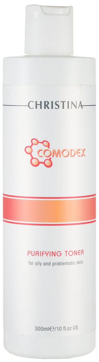 Christina Очищающий тоник для проблемной кожи Comodex Purifying Toner 300 млСОМРТ/7290100364123 Christina Очищающий тоник для проблемной кожи Comodex Purifying Toner 300 млСОМРТ/7290100364123Очищающий тоник для проблемной кожи Christina Comodex - Purifying Toner. Наличие натуральных ингредиентов выгодно отличает этот тоник от обычных сушащих кожу очистителей. Препарат растворяет частички грязи, очищает поры, увлажняет кожу и оказывает поросуживающее и омолаживающее действия. Мята, орешник и ромашка освежают, успокаивают и очищают кожу, камфара предупреждает образование сальных пробок, а триклозан обеспечивает антибактериальную защиту. При регулярном применении тоника от компании Кристина Ваша кожа будет оставаться свежей и здоровой на протяжении всего дня.