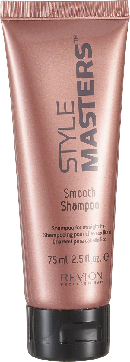 Revlon Professional Style Шампунь для гладкости волос Masters Smooth Shampoo 75 мл6119695000 Revlon Professional Style Шампунь для гладкости волос Masters Smooth Shampoo 75 мл6119695000Revlon Professional Style Masters Smooth Shampoo Шампунь для гладкости волос создан и разработан для активного и тщательного ухода за прямыми волосами. Данный продукт от компании Revlon Professional отлично способствует увлажнению волос, придавая им отличный объём и естественный натуральный блеск. Специальные активные компоненты, входящие в состав шампуня Ревлон Style Masters Smooth тщательно и надёжно защищают волосы от агрессивного воздействия окружающей среды и солнца, обеспечивают правильное питание волос и кожи головы, быстро устраняют такую проблему, как спутывание волос. Шампунь для гладкости волос Revlon Professional наделяет волосы здоровьем и дарит им гладкость, прекрасное сияние и жизненную энергию. Шампунь для гладкости волос Revlon Профессионал Style Masters быстро и легко справится с самыми непослушными и проблемными волосами.