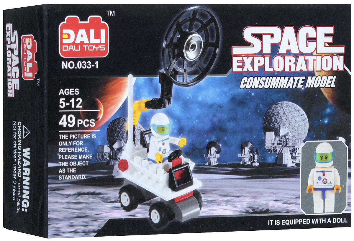 Shantou Конструктор Space Exploration МашинаT608-H26019/033-1 Shantou Конструктор Space Exploration МашинаT608-H26019/033-1Конструктор Shantou Space Exploration. Машина включает в себя 49 разноцветных пластиковых элементов. Конструктор - это один из самых увлекательных и веселых способов времяпрепровождения. Ребенок сможет часами играть с конструктором, придумывая различные ситуации и истории. Собирая конструктор, ребенок развивает воображение, мелкую моторику рук, пространственное и логическое мышления.