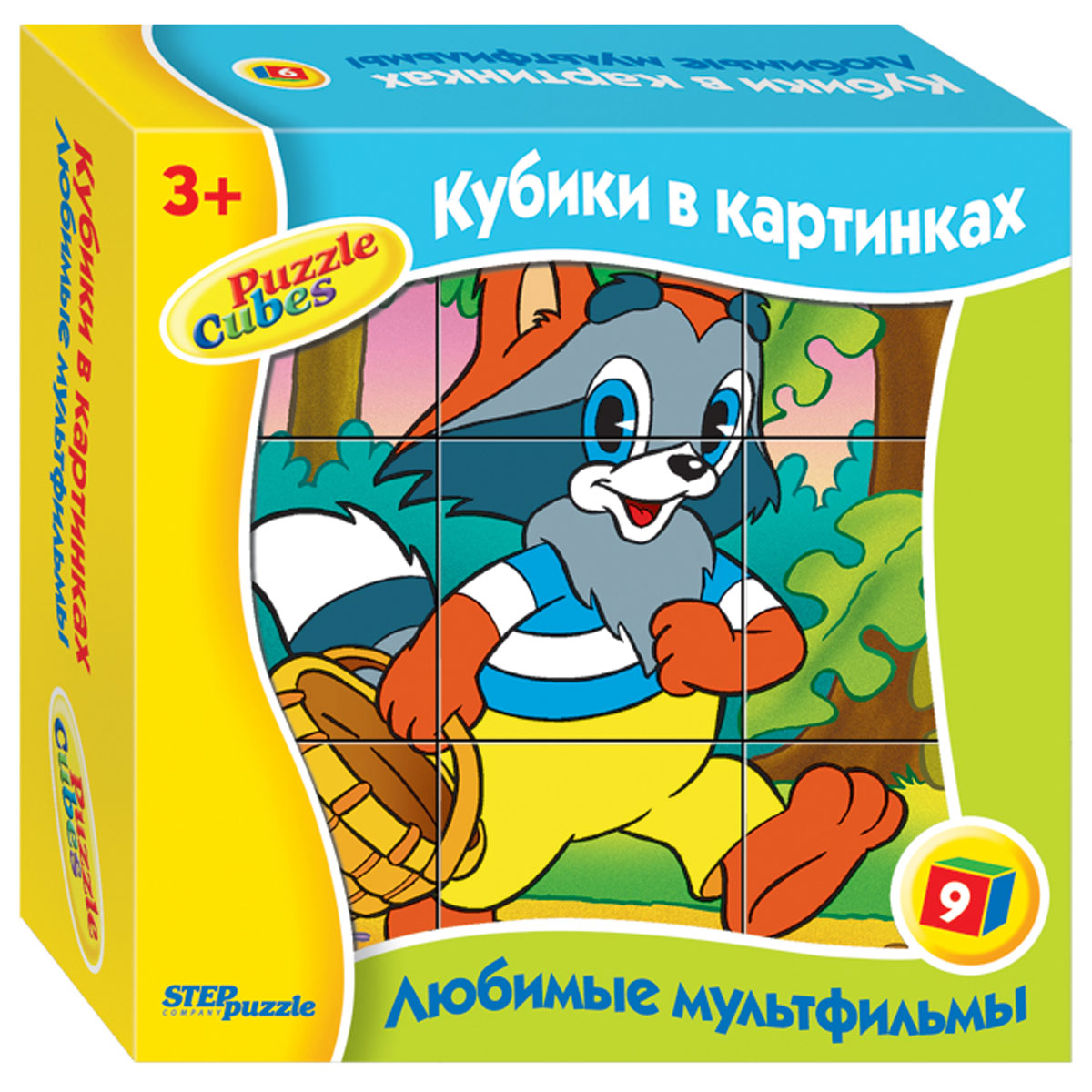 Step Puzzle Кубики Крошка Енот87309 Step Puzzle Кубики Крошка Енот87309С помощью кубиков Step Puzzle Крошка Енот ребенок сможет собрать целых шесть красочных картинок с героями из любимых мультфильмов. Игра с кубиками развивает зрительное восприятие, наблюдательность, мелкую моторику рук и произвольные движения. Ребенок научится складывать целостный образ из частей, определять недостающие детали изображения. Это прекрасный комплект для развлечения и времяпрепровождения с пользой для малыша.
