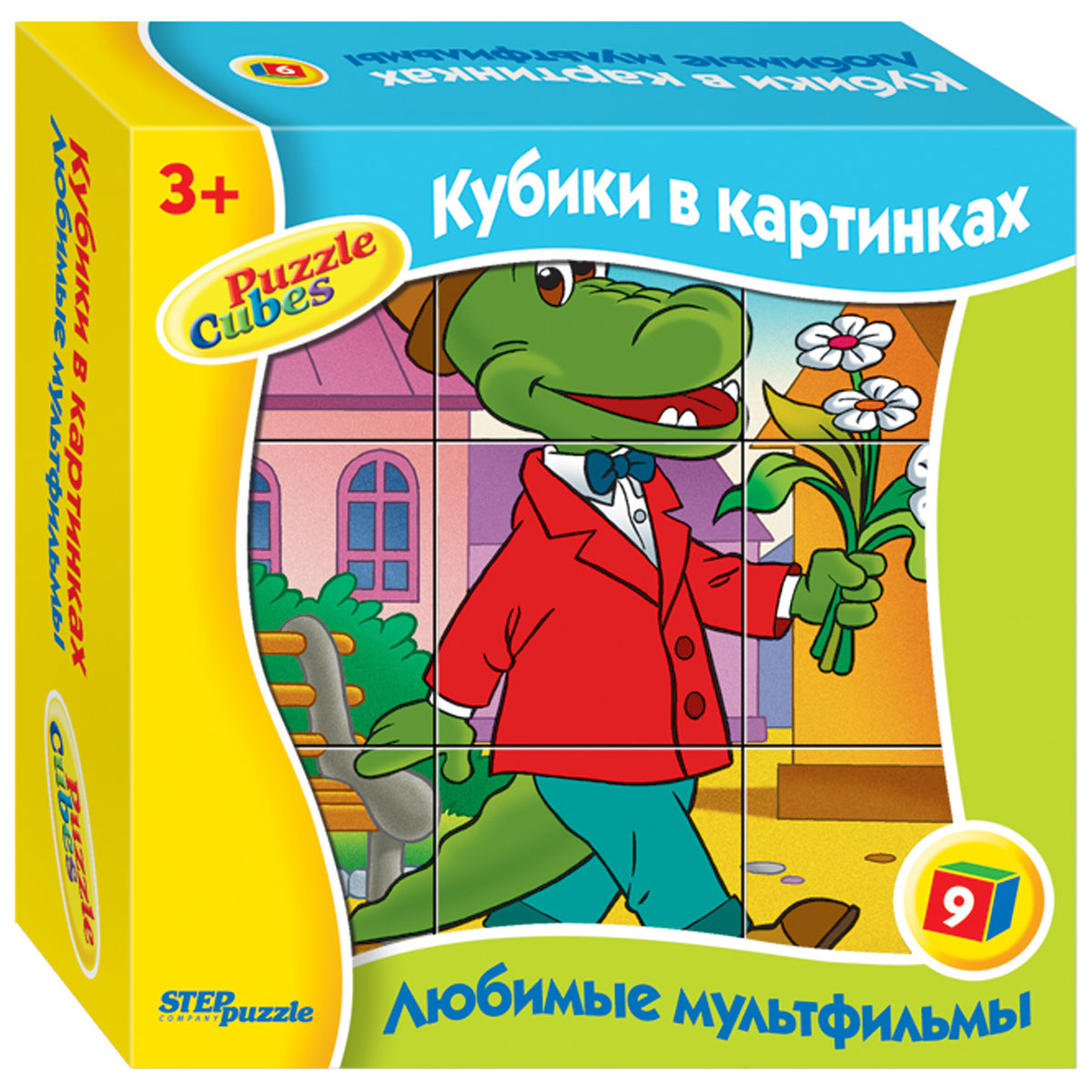 Step Puzzle Кубики Крокодил Гена87310 Step Puzzle Кубики Крокодил Гена87310С помощью кубиков Step Puzzle Крокодил Гена ребенок сможет собрать целых шесть красочных картинок с героями из любимых мультфильмов. Игра с кубиками развивает зрительное восприятие, наблюдательность, мелкую моторику рук и произвольные движения. Ребенок научится складывать целостный образ из частей, определять недостающие детали изображения. Это прекрасный комплект для развлечения и времяпрепровождения с пользой для малыша.