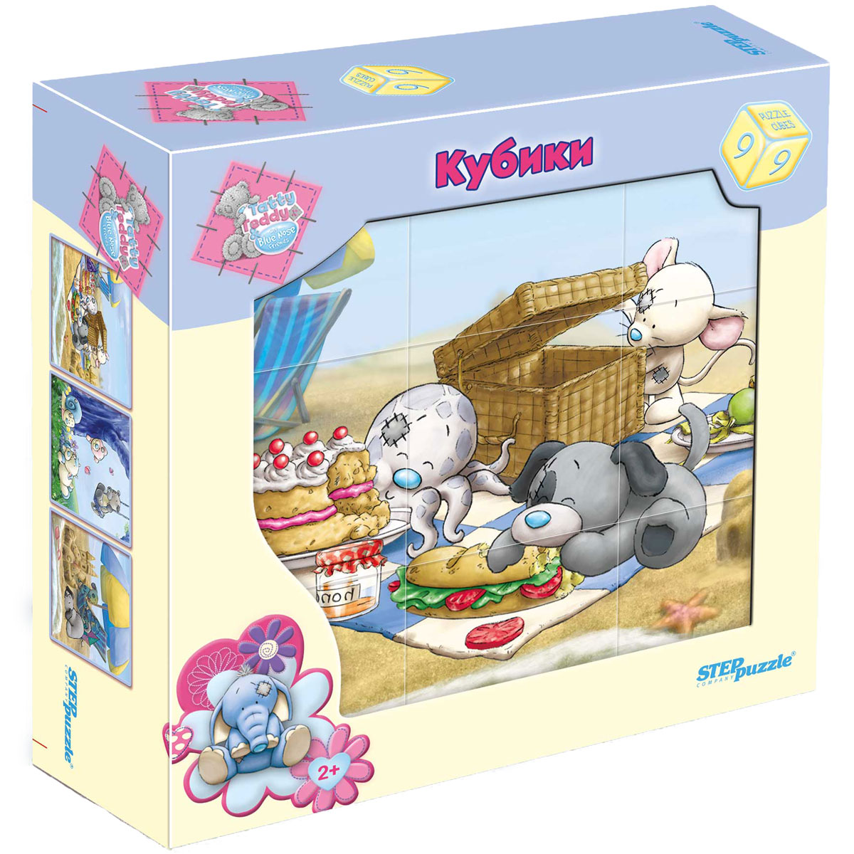 Step Puzzle Кубики Tatty Teddy and Blue Nose Friends