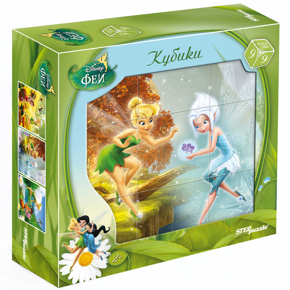 Step Puzzle Кубики Феи и цветок87128 Step Puzzle Кубики Феи и цветок87128С помощью кубиков Step Puzzle Феи и цветок ребенок сможет собрать целых шесть красочных картинок с любимыми героями мультфильма Феи. Игра с кубиками развивает зрительное восприятие, наблюдательность, мелкую моторику рук и произвольные движения. Ребенок научится складывать целостный образ из частей, определять недостающие детали изображения. Это прекрасный комплект для развлечения и времяпрепровождения с пользой для малышки.