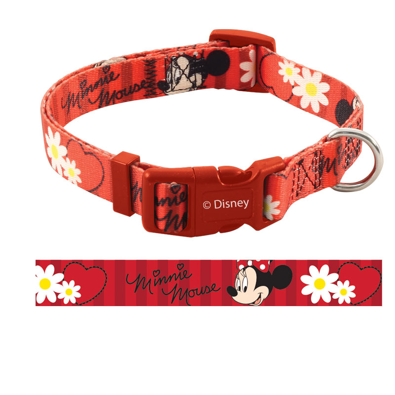 Ошейник для собак Triol Disney. Minnie, 15 х 250 - 400 мм. Размер SWD3027 Ошейник для собак Triol Disney. Minnie, 15 х 250 - 400 мм. Размер SWD3027Регулируемый ошейник для собак из плотного двухстороннего нейлона с дизайнерским принтом. Очень прочный, гибкий, мягкий, удобный. Оригинальный принт с любимыми персонажами Disney не оставит Вашего питомца незамеченным. Соответствует дизайну поводка-рулетки WD1003