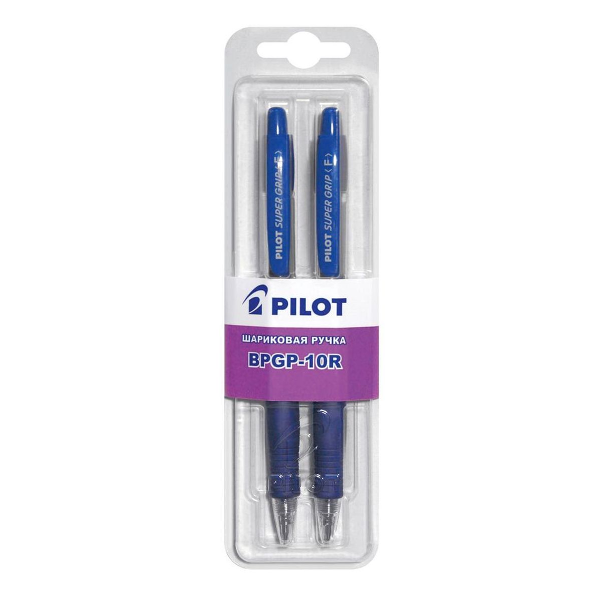 Pilot Набор шариковых ручек BPGP-10R цвет синий 2 штB-BPGP-10-2L Pilot Набор шариковых ручек BPGP-10R цвет синий 2 штB-BPGP-10-2LНабор шариковых ручек Pilot BPGP-10R - незаменимый предмет на любом рабочем столе. Корпус ручек выполнен из прочного прозрачного пластика. Автоматическая шариковая ручка имеет резиновый упор для пальцев, что обеспечивает комфорт и удобство при письме, так как позволяет пальцам принять естественное положение. Стержень имеет шарик из карбида вольфрама диаметром 0,7 мм, ширина линии - 0,32 мм. Такая ручка обеспечит четкий цвет и мягкое письмо. В наборе 2 ручки.