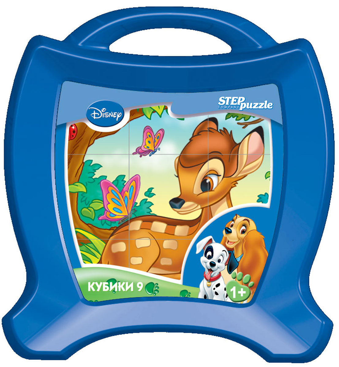Step Puzzle Кубики Animal Friends в чемоданчике87111 Step Puzzle Кубики Animal Friends в чемоданчике87111С помощью кубиков Step Puzzle Animal Friends ребенок сможет собрать целых шесть красочных картинок с любимыми героями мультфильмов. Игра с кубиками развивает зрительное восприятие, наблюдательность, мелкую моторику рук и произвольные движения. Ребенок научится складывать целостный образ из частей, определять недостающие детали изображения. Это прекрасный комплект для развлечения и времяпрепровождения с пользой для малыша.