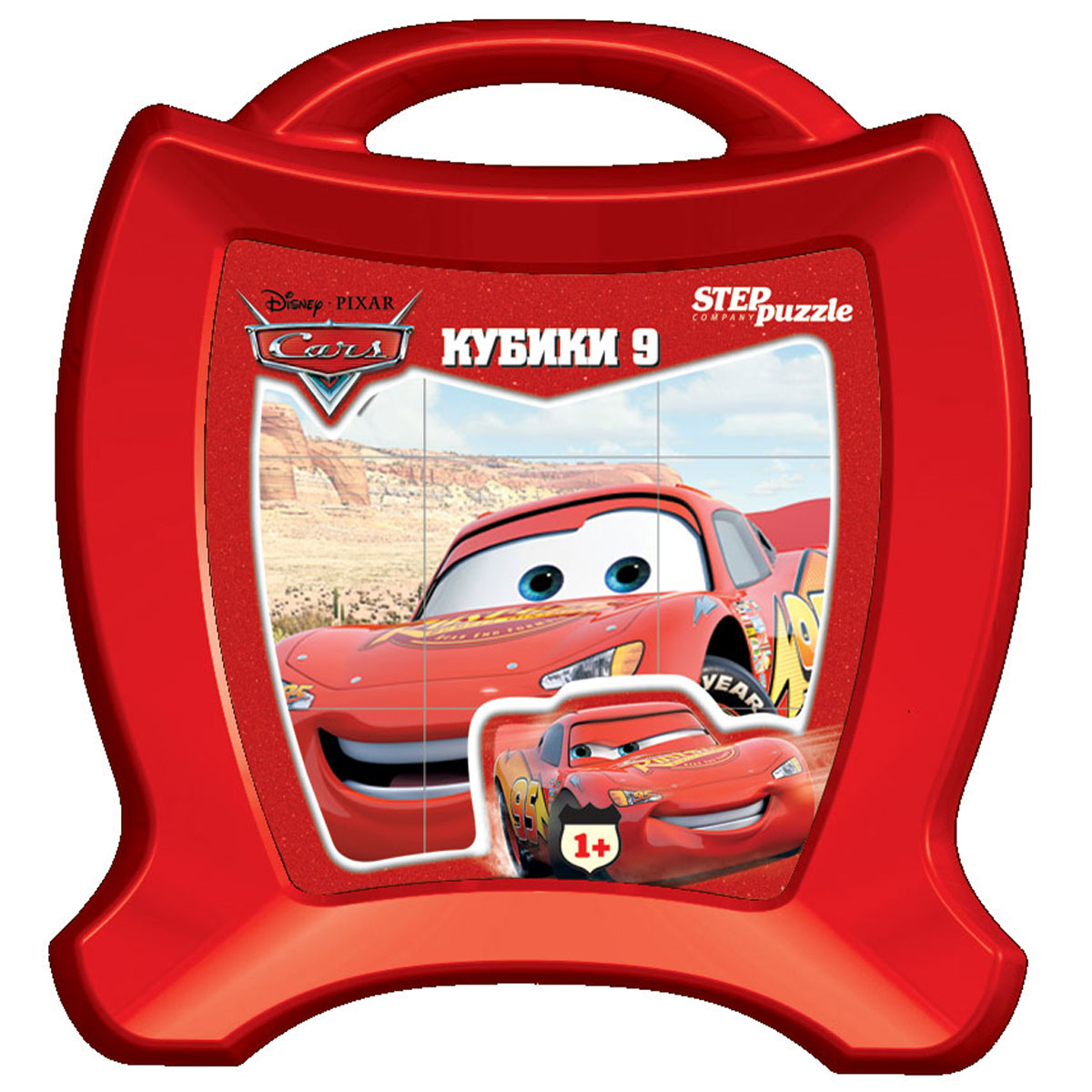 Step Puzzle Кубики Тачки в чемоданчике 9 шт87112 Step Puzzle Кубики Тачки в чемоданчике 9 шт87112С помощью кубиков Step Puzzle ребенок сможет собрать целых шесть красочных картинок с любимыми героями мультфильма Тачки. Игра с кубиками развивает зрительное восприятие, наблюдательность, мелкую моторику рук и произвольные движения. Ребенок научится складывать целостный образ из частей, определять недостающие детали изображения. Это прекрасный комплект для развлечения и времяпрепровождения с пользой для малыша.