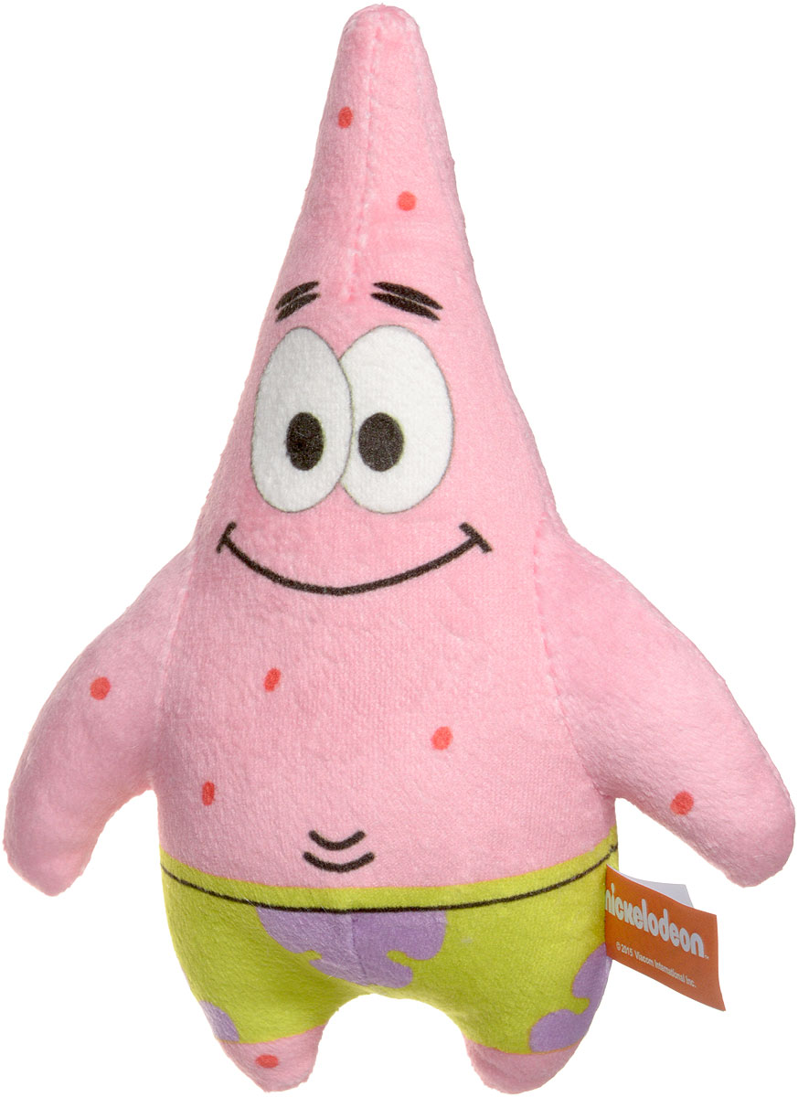 Nickelodeon Мягкая игрушка ПатрикPIBU0 Nickelodeon Мягкая игрушка ПатрикPIBU0Патрик - известный персонаж любимого всеми малышами мультфильма Губка Боб. Патрик - розовая звезда, забавная, веселая, обожает выдувать пузыри. Мягкая игрушка Nickelodeon Патрик обязательно привлечет внимание вашего ребенка. Игрушка мягкая, приятная на ощупь, выполнена в розовом цвете. Благодаря текстильной петле игрушку можно использовать как подвеску. Игрушка разовьет коммуникативные навыки малыша, сформирует умение дружить, улучшит цветовое восприятие.