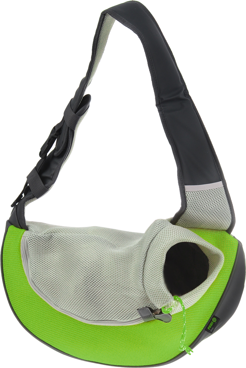 Переноска-слинг для животных Crazy Paws Pet Sling, цвет: зеленый, серый, светло-серый. Размер LargeDPETC024-GN Переноска-слинг для животных Crazy Paws Pet Sling, цвет: зеленый, серый, светло-серый. Размер LargeDPETC024-GNереноска-слинг Crazy Paws Pet Sling прекрасно подойдет для кошек и собак мелких пород весом до 5 кг. Она изготовлена из высокотехнологичных материалов наивысшего качества, которые безопасны для животных и их владельцев. В такой переноске нет кривых швов и торчащих ниток, так как все элементы максимально точно подогнаны друг к другу. Вашему питомцу будет комфортно, а владельцу приятно и престижно. Изделие закрывается на застежку-молнию и имеет отверстие. Переноска-слинг Crazy Paws Pet Sling - это новейшее решение для переноски мелких домашних животных. Слинг позволит вам освободить свои руки и снять нагрузку со спинных мышц за счет правильного распределения веса питомца на ваши плечи. При этом животное будет находиться в удобном для него положении и комфортном состоянии за счет хорошей вентиляции. Этот вид переноски абсолютно безопасен и даже полезен для вас и для вашего любимца, за счет специальной анатомической формы слинга у животного...
