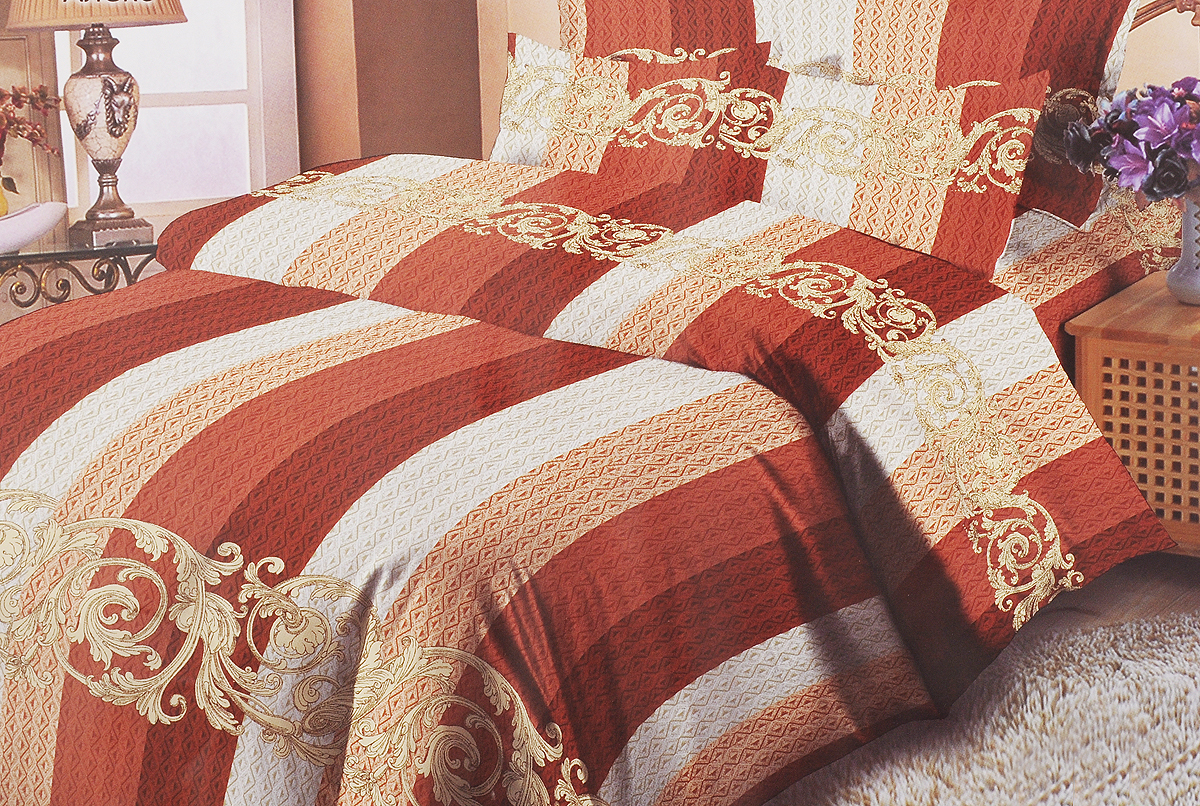 Комплект белья Liya Home Collection Алекс, 1,5-спальный, наволочки 70x701515150000184_Алекс, коричневый/полоска Комплект белья Liya Home Collection Алекс, 1,5-спальный, наволочки 70x701515150000184_Алекс, коричневый/полоскаКомплект белья Liya Home Collection Алекс состоит из пододеяльника, простыни и двух наволочек. Изделия выполнены из хлопка (70%) и полиэстера (30%). Хлопок является классическим примером гигроскопичности, гигиеничности, натуральности и простоты. Сочетание его с полиэстером лишает ткань присущих хлопку недостатков. Изделия из хлопка с полиэстером не выгорают, не растягиваются, дольше используются. Постельное белье из хлопка с полиэстером имеет двукратную продолжительность эксплуатации, по сравнению с чистым хлопком, оно не мнется и сохнет очень быстро.