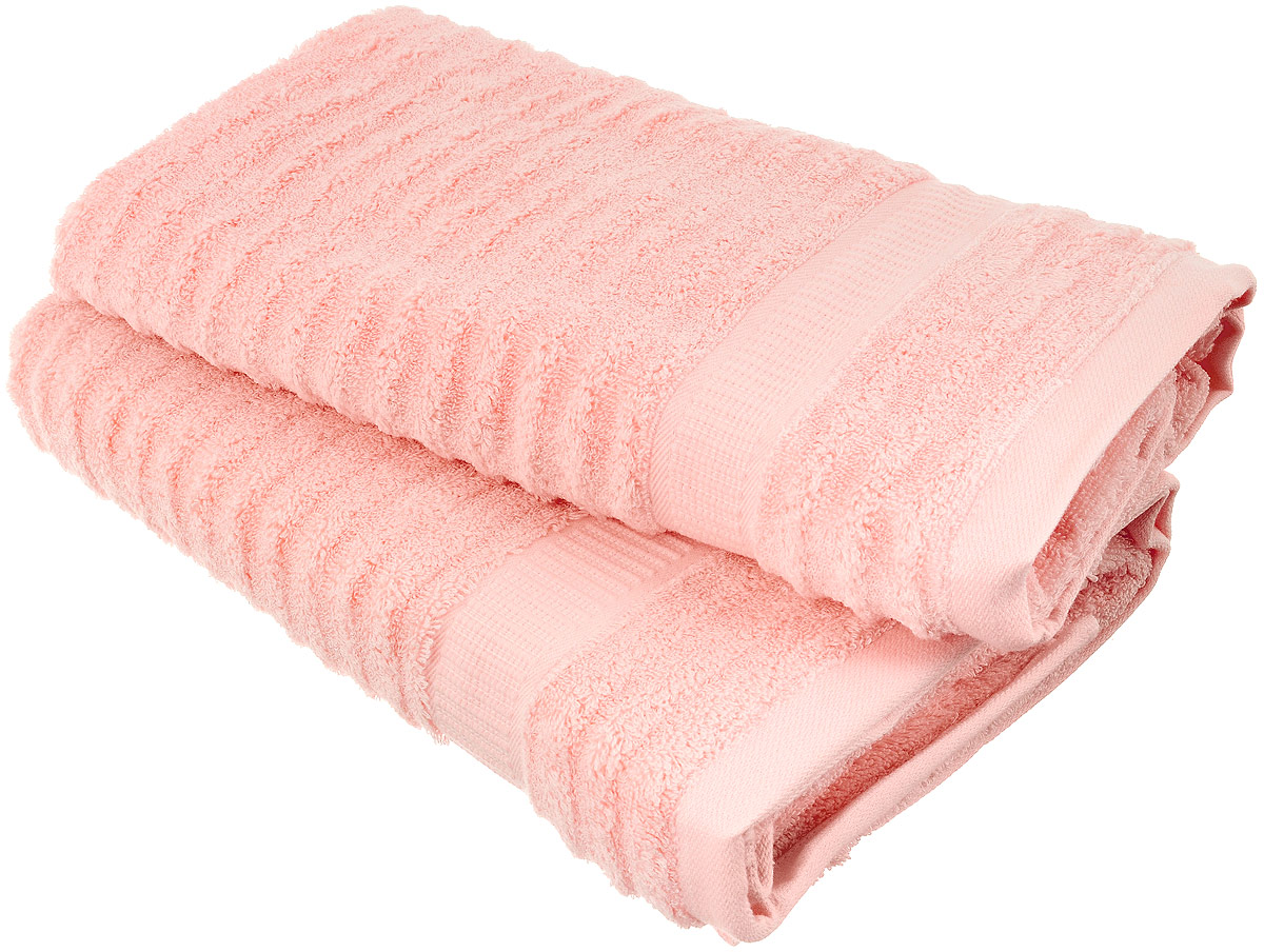 Набор хлопковых полотенец Home Textile, цвет: персиковый, 2 штLX-OZ20 Набор хлопковых полотенец Home Textile, цвет: персиковый, 2 штLX-OZ20Набор Home Textile состоит из двух полотенец разного размера, выполненных из качественной натуральной махры (100% хлопок). Полотенца имеют ворс различной длины, что создает рельефную текстуру, и классический бордюр. Мягкие и уютные, они прекрасно впитывают влагу и легко стираются. Кроме того, хлопковые полотенца отличаются высокой износоустойчивостью и долгим сроком службы. Такой набор полотенец подарит массу положительных эмоций и приятных ощущений.