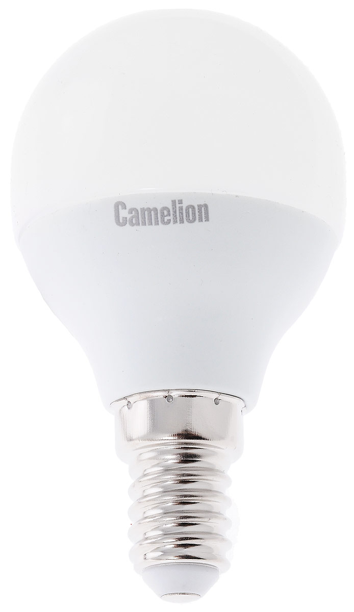 Лампа светодиодная Camelion, LED7-G45/830/E1412069 Лампа светодиодная Camelion, LED7-G45/830/E1412069Светодиодная лампа Camelion - это инновационное решение, разработанное на основе новейших светодиодных технологий (LED) для эффективной замены любых видов галогенных или обыкновенных ламп накаливания во всех типах осветительных приборов. Она хорошо подойдет для освещения квартир, гостиниц и ресторанов. Лампа не содержит ртути и других вредных веществ, экологически безопасна и не требует утилизации, не выделяет при работе ультрафиолетовое и инфракрасное излучение. Напряжение: 220-240 В / 50 Гц. Индекс цветопередачи (Ra): 77+. Угол светового пучка: 220°. Использовать при температуре: от -30° до +40°.