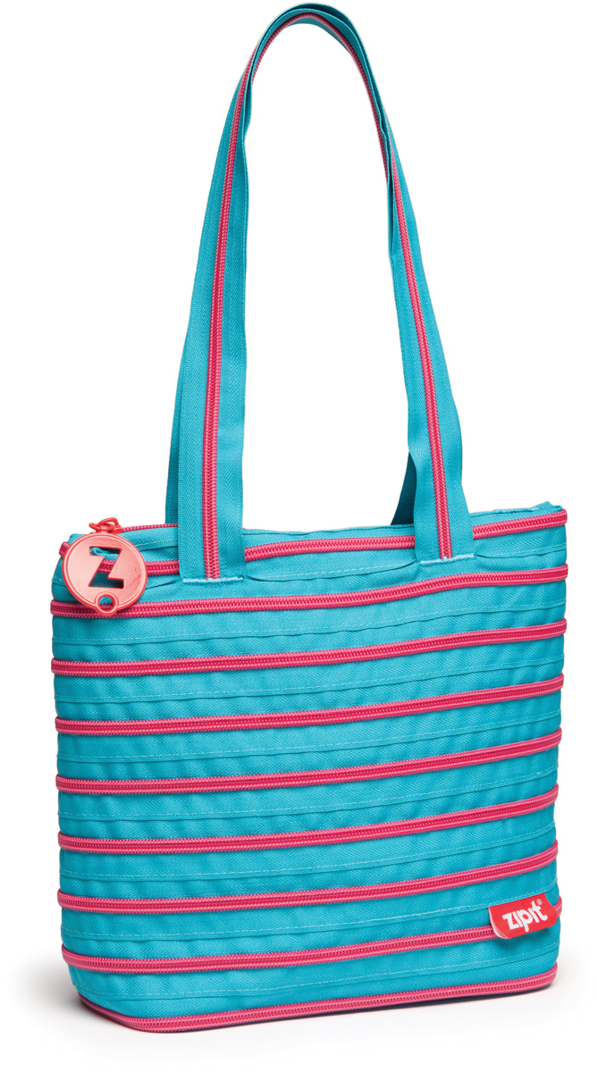 Zipit Сумка Premium Tote Beach Bag цвет голубой салатовыйZBN-15 Zipit Сумка Premium Tote Beach Bag цвет голубой салатовыйZBN-15СДЕЛАН ИЗ ОДНОЙ ДЛИННОЙ МОЛНИИ! - Конструктивные особенности - одна длинная молния, которая может быть полностью растегнута! Стильная необычная сумка порадует девочек и девушек! Регулируемая лямка через плечо, различные расцветки - каждый выберет для себя то, что хочется! Выделиться из толпы и украсить ваш день поможет сумка zipit.