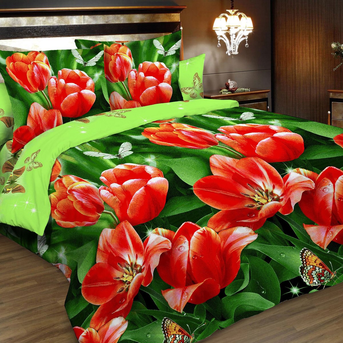 Комплект белья Letto, 2-спальный, наволочки 70х70. B164-4B164-4 Комплект белья Letto, 2-спальный, наволочки 70х70. B164-4B164-4Комплект постельного белья Letto выполнен из классической российской бязи (хлопка). Комплект состоит из пододеяльника, простыни и двух наволочек. Постельное белье, оформленное ярким 3D изображением тюльпанов, имеет изысканный внешний вид. Пододеяльник снабжен молнией. Благодаря такому комплекту постельного белья вы сможете создать атмосферу роскоши и романтики в вашей спальне. Уважаемые клиенты! Обращаем ваше внимание на тот факт, что расцветка наволочек может отличаться от представленной на фото.