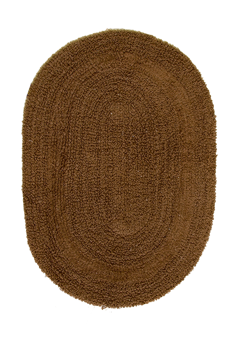 Коврик для ванной "Arloni", двухсторонний, цвет: темно-коричневый, 43 x 60 см. 80-0001-0000