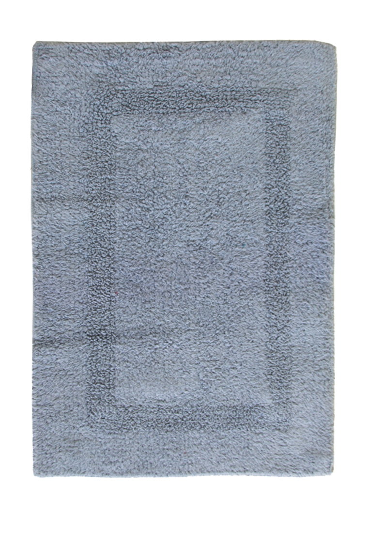 Коврик для ванной Arloni, двухсторонний, цвет: голубой, 50x75 см80-0019-0000 Коврик для ванной Arloni, двухсторонний, цвет: голубой, 50x75 см80-0019-0000Коврик, 100% хлопок, 2-х сторонний