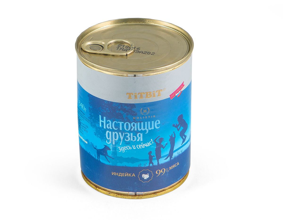 Консервы для собак Titbit Настоящие друзья. Мясное ассорти, с индейкой, 340 г7075 Консервы для собак Titbit Настоящие друзья. Мясное ассорти, с индейкой, 340 г7075Консервы для собак Titbit Настоящие друзья. Мясное ассорти - полнорационный корм, представляющий собой фарш из нескольких видов мясного сырья (мясо, качественные субпродукты) и пшеничных волокон. Благодаря высокой усвояемости и содержанию исключительно натуральных компонентов, корм обеспечивает организм животного всеми необходимыми микроэлементами и витаминами. Состав: индейка, курица, субпродукты, ферментированный рис, вода, животный белок, масло растительное, пшеничные волокна, желеобразователь, морская соль. Пищевая ценность: протеин 10 г, жир 10 г, зола 0,5 г, влага 20 г. Товар сертифицирован.