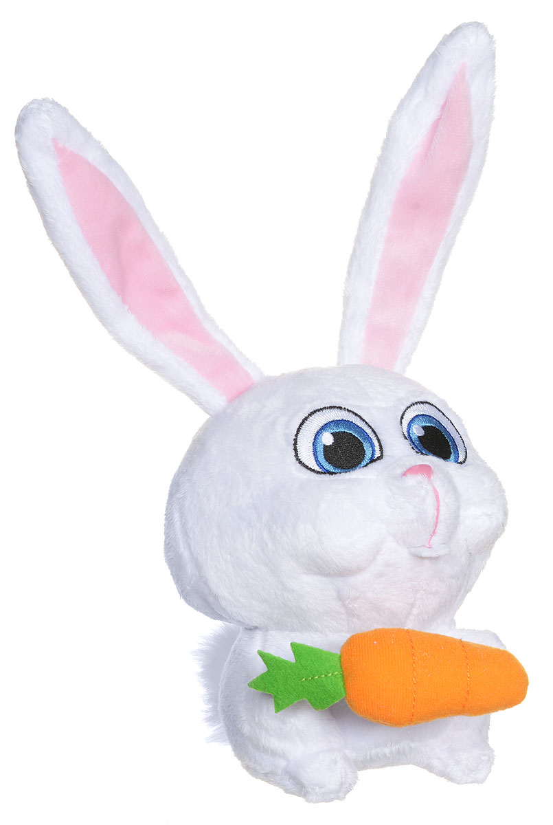 Secret Life of Pets Мягкая игрушка Кролик Снежок 15 см72804_0002_Кролик Secret Life of Pets Мягкая игрушка Кролик Снежок 15 см72804_0002_КроликМягкая игрушка Secret Life of Pets Кролик Снежок - отличный подарок для каждого поклонника мультфильма Тайная жизнь домашних животных. Этот добрый и уморительно смешной мультфильм повествует о жизни обычных манхэттенских питомцев, которые вдруг узнают о том, что брошенные животные готовят нападение на них. Несмотря на свой ангельский внешний вид, этот забавный ушастик может становиться абсолютно несносным, стоит только кому-нибудь из его друзей попасть в беду! Мягкая игрушка отличается большим сходством со своим мультипликационным прототипом. Игрушка изготовлена из качественного и безопасного материала.