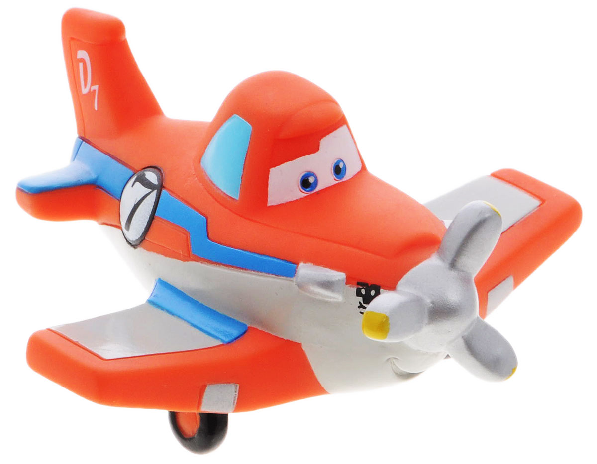 Играем вместе Игрушка для ванной Самолет Дасти51R Играем вместе Игрушка для ванной Самолет Дасти51RИгрушка для ванной Играем вместе Самолет Дасти привлечет внимание вашего ребенка и развлечет его во время купания. Игрушка выполнена из безопасного материала в виде главного героя известного мультфильма Самолеты. Размер игрушки идеален для маленьких ручек малыша. Если сжать ее во время купания в ванной, игрушка начинает брызгаться водой, а при нажатии раздается забавный писк. Игрушка способствует развитию воображения, цветового восприятия, тактильных ощущений и мелкой моторики рук.