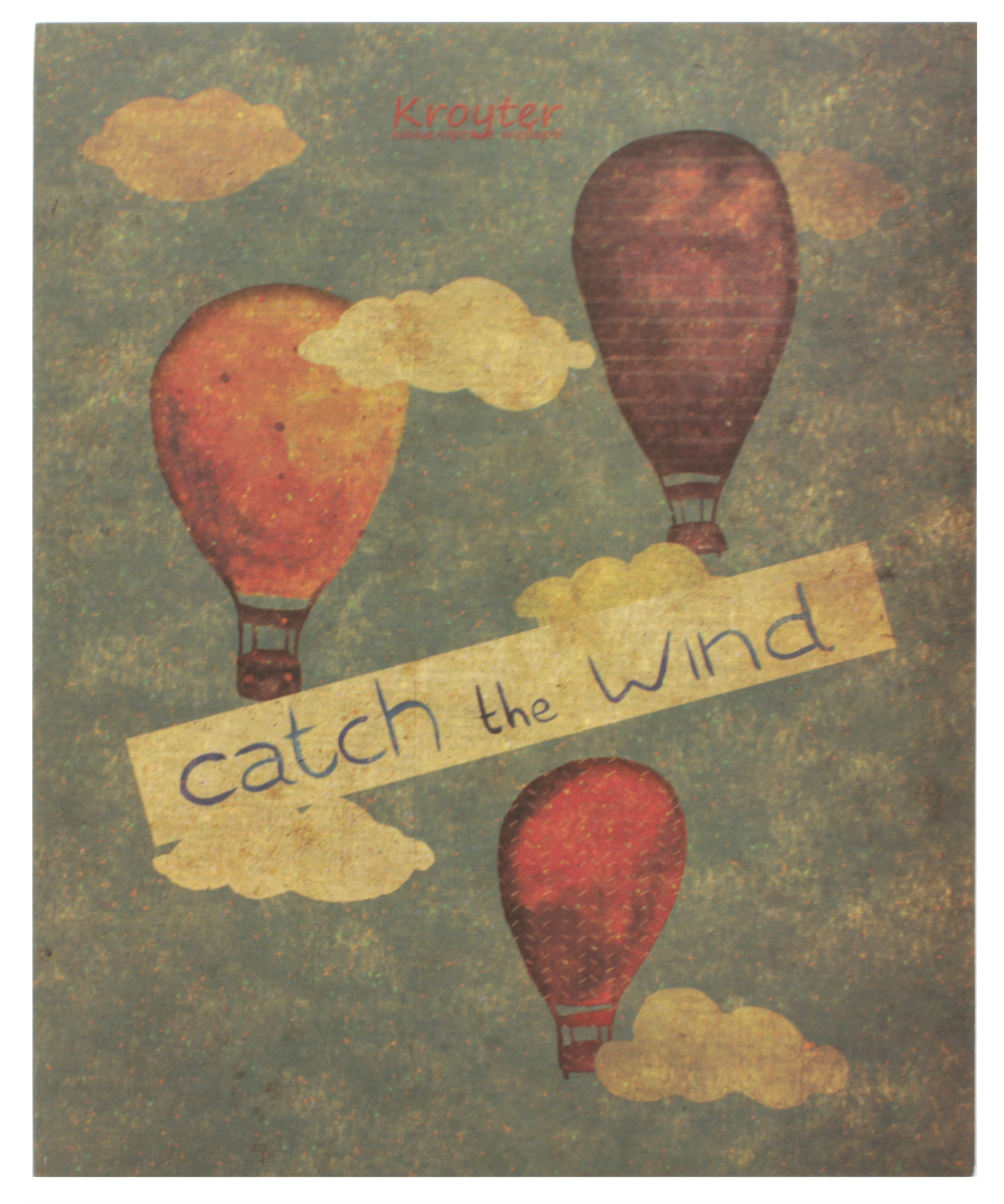 Kroyter Тетрадь Catch The Wind 48 листов в клетку06319/455197 Kroyter Тетрадь Catch The Wind 48 листов в клетку06319/455197Тетрадь Kroyter Catch The Wind формата A5+ отлично подойдет для различных записей. Обложка, выполненная из мелованного картона, позволит сохранить тетрадь в аккуратном состоянии на протяжении всего времени использования. Внутренний блок тетради, соединенный двумя металлическими скрепками, состоит из 48 листов белой бумаги. Стандартная линовка в клетку.