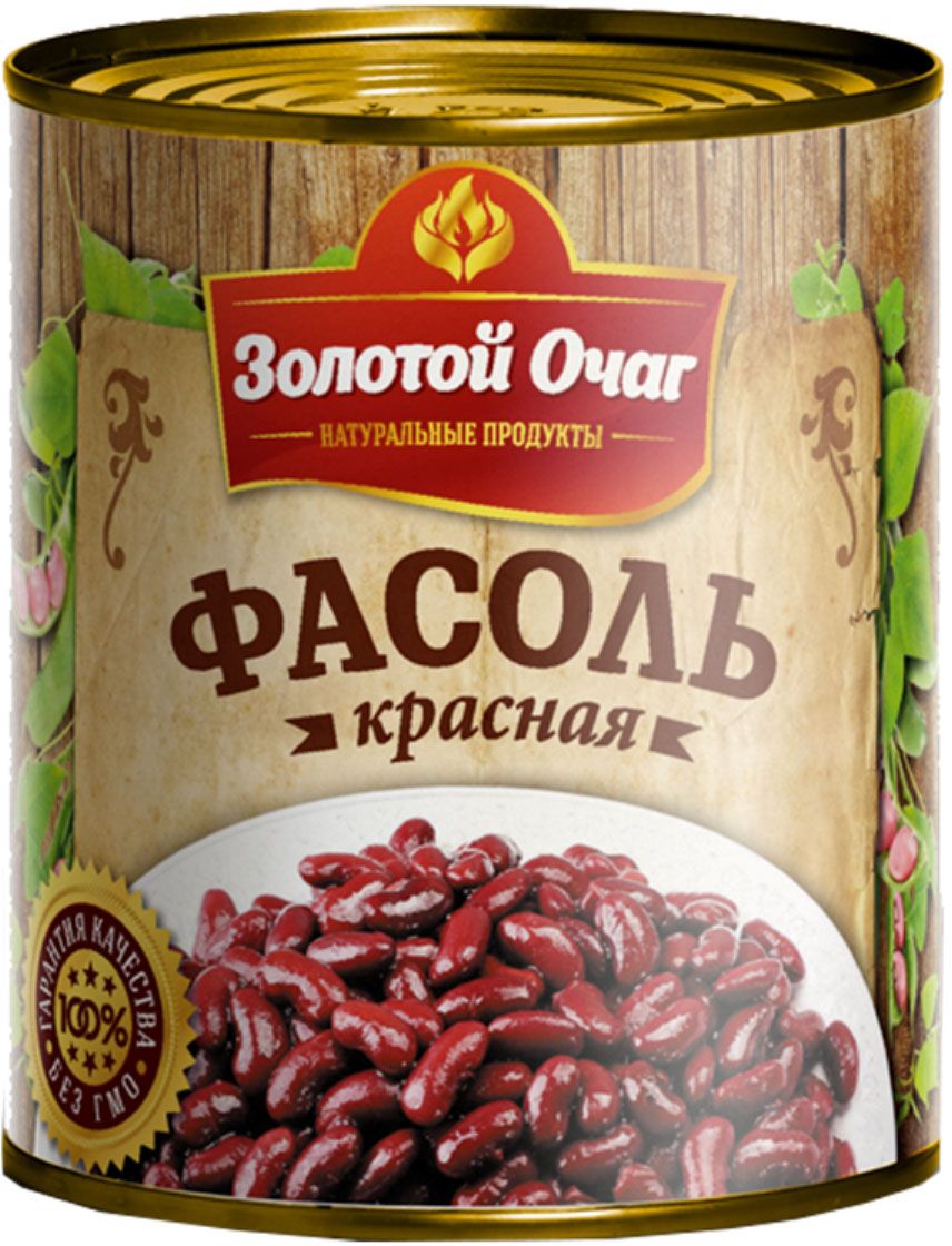 Золотой Очаг фасоль красная консервированная, 360 г4607816070058 Золотой Очаг фасоль красная консервированная, 360 г4607816070058Красная фасоль содержит множество витаминов, микро- и макроэлементов. Одна четверть всех веществ, входящих в состав фасоли - это белок. По содержанию белка она уступает только мясу.