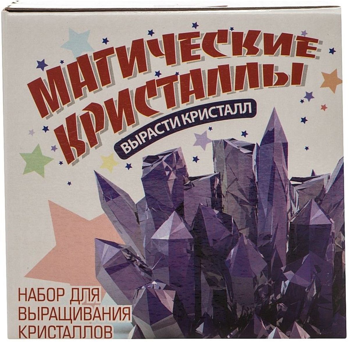 Висма Набор для выращивания кристаллов Магические кристаллы Аметист средний502 Висма Набор для выращивания кристаллов Магические кристаллы Аметист средний502Благодаря набору Магические кристаллы уроки химии в школе станут значительно интереснее. В комплект включены необходимые компоненты для того, чтобы вырастить за несколько недель красивые кристаллы. Данная продукция предназначена для детей 10-12 лет. Проводить опыт нужно по инструкции, приложенной к набору. Набор станет прекрасным подарком для любознательного школьника.