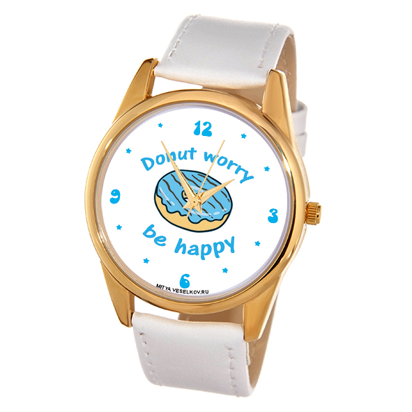 Часы Mitya Veselkov Donut worry. Shine-47Shine-47 Часы Mitya Veselkov Donut worry. Shine-47Shine-47Элегантные часы Mitya Veselkov Donut worry выполнены из нержавеющей стали, натуральной кожи и минерального стекла. Часы оснащены кварцевым механизмом с тремя стрелками, полированным корпусом, устойчивым к царапинам минеральным стеклом. Изделие дополнено кожаным браслетом с пряжкой, которая позволит легко снимать и надевать часы. Часы упакованы в оригинальный фирменный стаканчик Mitya Veselkov.