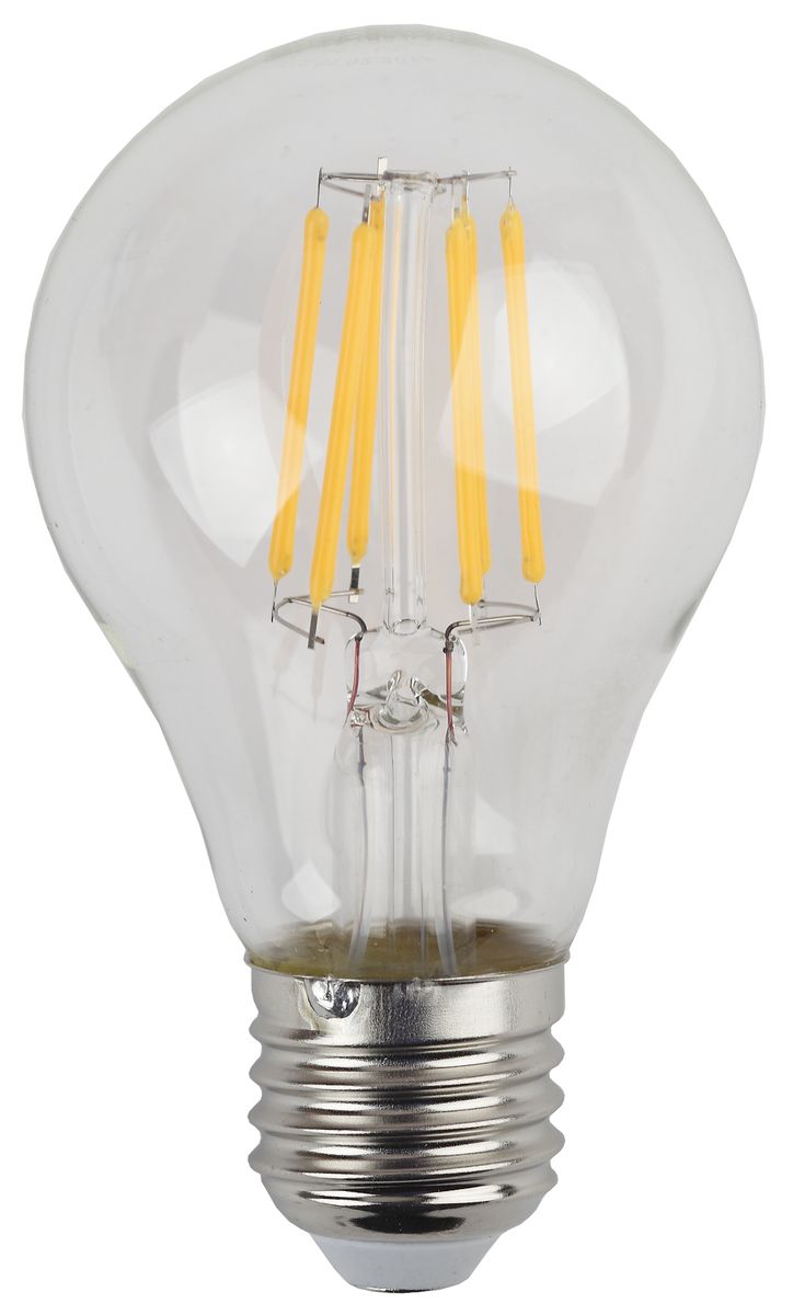 Лампа светодиодная ЭРА F-LED, цоколь E27, 170-265V, 7W, 4000К5055945529005 Лампа светодиодная ЭРА F-LED, цоколь E27, 170-265V, 7W, 4000К5055945529005Светодиодная лампа ЭРА F-LED является самым перспективным источником света. Основным преимуществом данного источника света является длительный срок службы и очень низкое энергопотребление, так, например, по сравнению с обычной лампой накаливания светодиодная лампа служит в среднем в 50 раз дольше и потребляет в 10-15 раз меньше электроэнергии. При этом светодиодная лампа практически не подвержена механическому воздействию из-за прочной конструкции и позволяет получить любой цвет светового потока, что, несомненно, расширяет возможности применения и позволяет создавать новые решения в области освещения. Максимально похожа на лампу накаливания, может использоваться в дизайнерских интерьерах. Угол рассеивания светового потока 360 градусов.